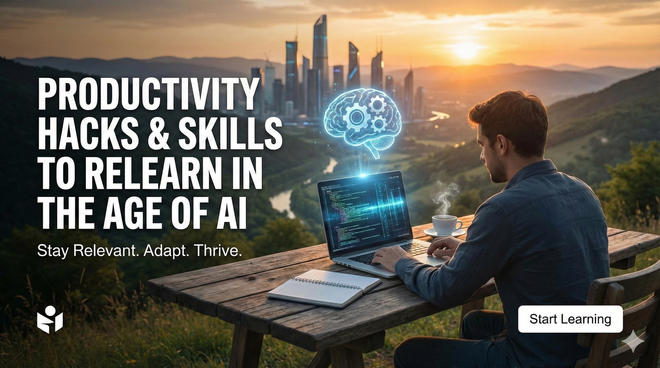 Webinar - Productivity Hacks & Skills to Relearn in the Age of AI djdkdld